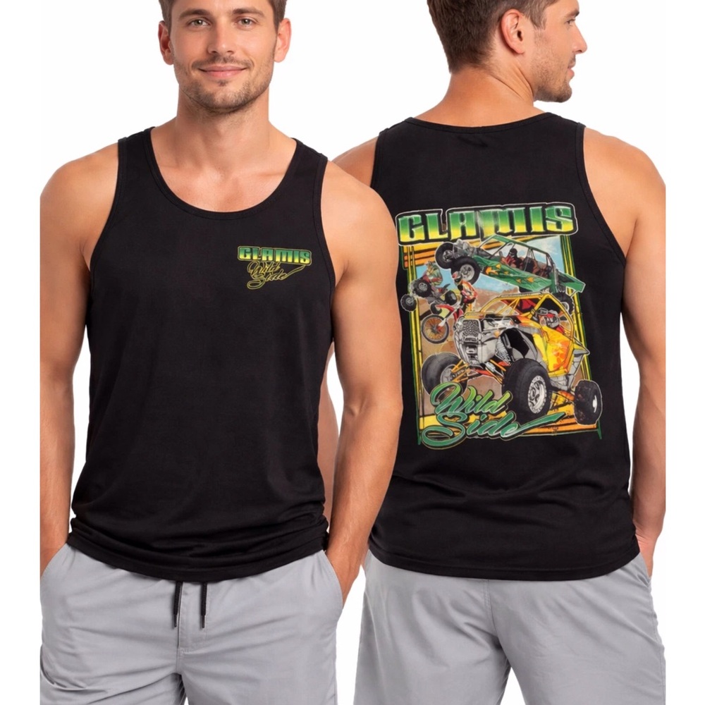 Glamis Sand Dunes "wild side" Tank Top Off-Road Dune Buggy ATV dirt bike Graphic